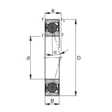 Bearing HCB7021-C-2RSD-T-P4S FAG