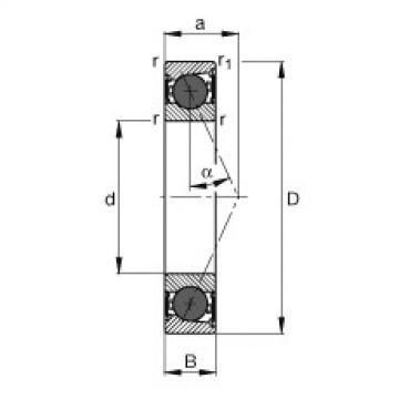 Bearing HCB7001-E-2RSD-T-P4S FAG