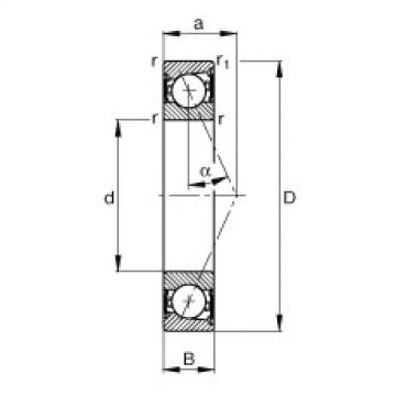 Bearing B71904-E-2RSD-T-P4S FAG