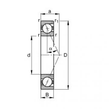 Bearing B7000-E-T-P4S FAG