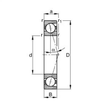 Bearing B7012-C-T-P4S FAG