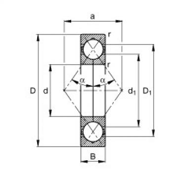 Bearing QJ212-TVP FAG