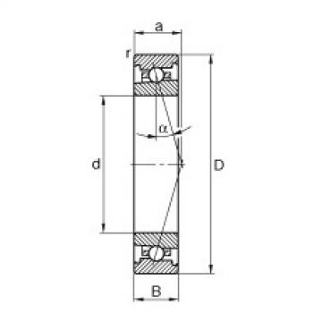 Bearing HS7010-C-T-P4S FAG