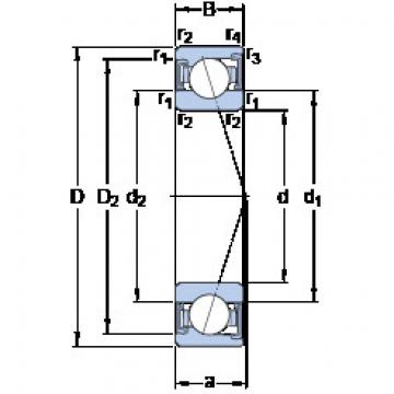 Bearing S7000 CD/HCP4A SKF