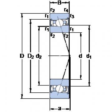 Bearing S7007 CB/P4A SKF