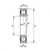 Bearing B7001-C-2RSD-T-P4S FAG