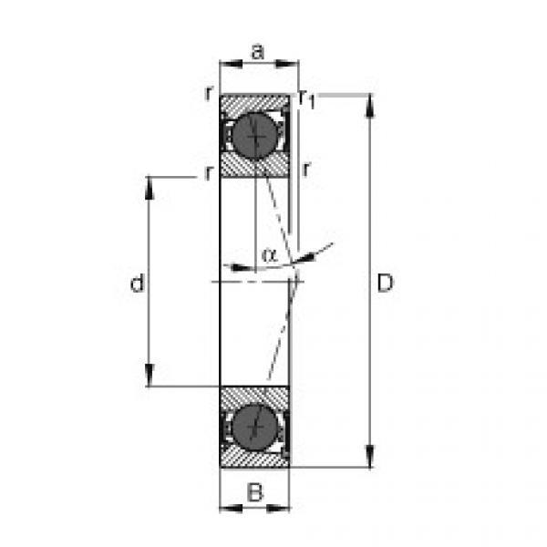 Bearing HCB7028-C-2RSD-T-P4S FAG #5 image