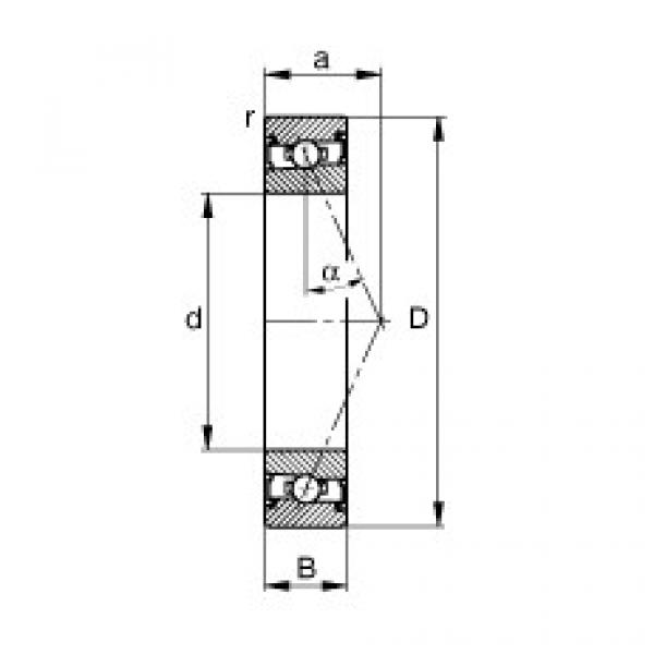 Bearing HSS7006-E-T-P4S FAG #5 image