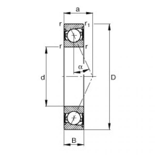 Bearing B7012-E-2RSD-T-P4S FAG #5 image