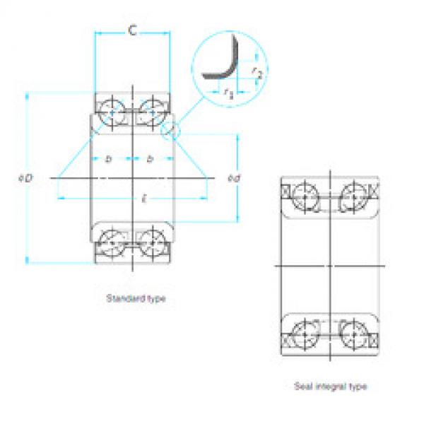 Bearing AU1022-2LXL NTN #5 image