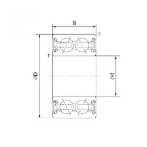 Bearing BD35-12B NSK #5 image