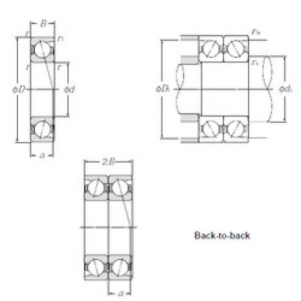 Bearing 7304BDB NTN #5 image