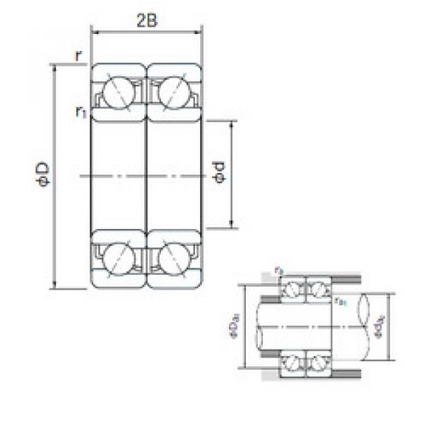 Bearing 7300BDF NACHI #5 image