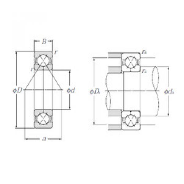 Bearing QJ214 NTN #5 image