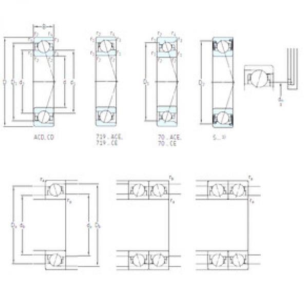 Bearing S7017 ACD/HCP4A SKF #5 image