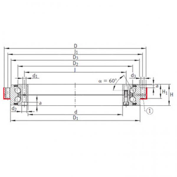 Bearing ZKLDF395 INA #5 image